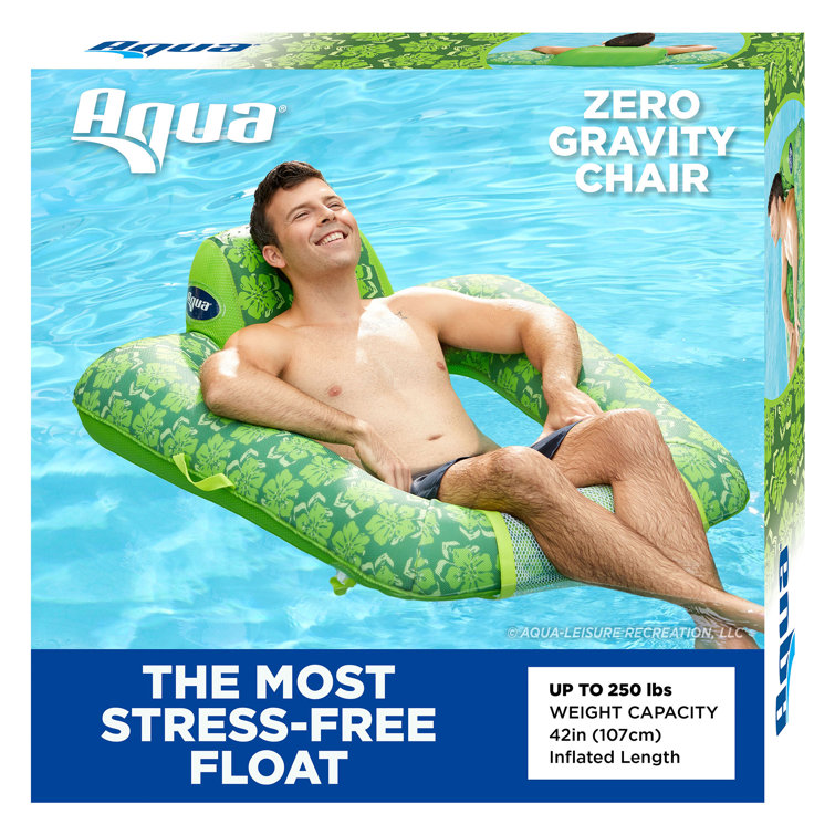 Aqua Leisure Zero Gravity Inflatable Swimming Pool Lounge Chair